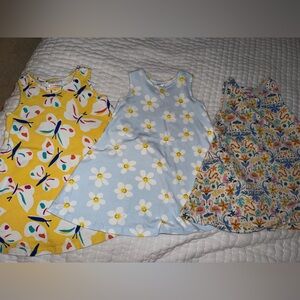 Hanna Andersson 3 Everyday dresses - Smiley Face, Butterfly and Jungle print